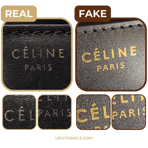 celine cap fake|is celine a real bag.